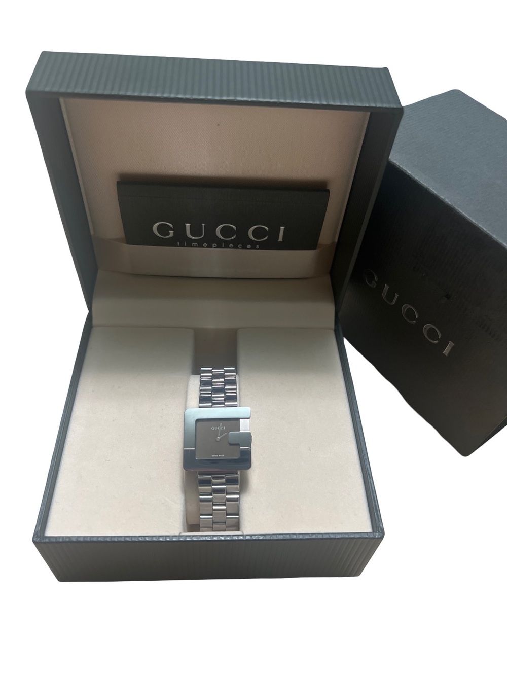 Gucci G-Face 3600L Stainless Steel Watch